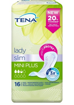 Урологические прокладки Tena Lady Slim Mini Plus, 16 шт